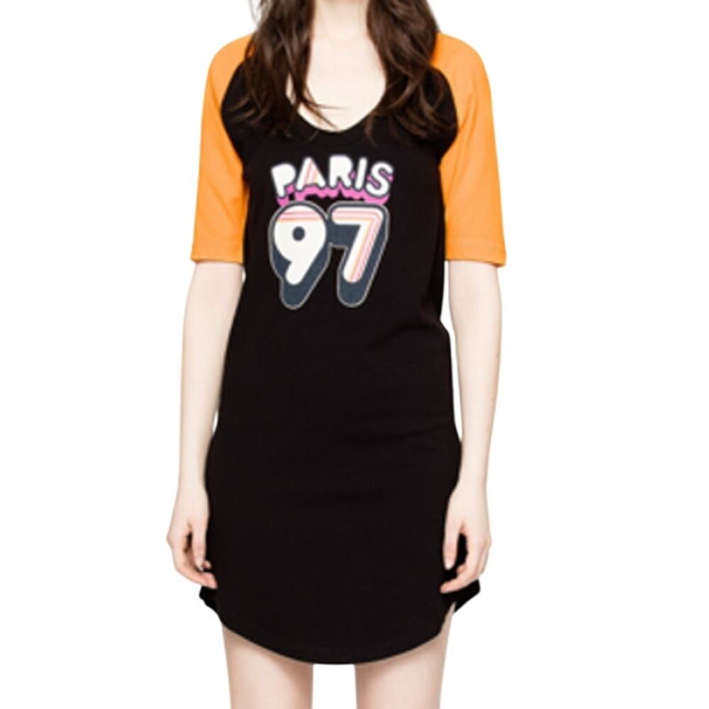 Zadig & Voltaire NWT Rachelle Dress Paris 97 Size XS 100% Cotton Shirt Dress